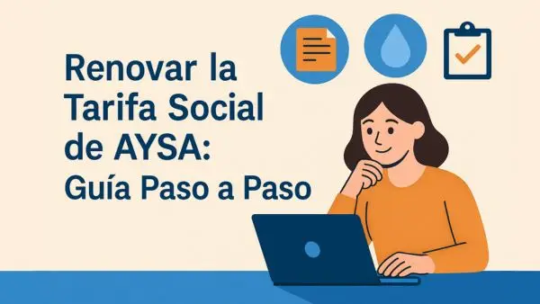 Tarifa Social Aysa Renovación