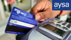 Pagar Factura AySA con Tarjeta